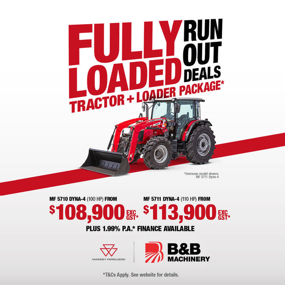 It’s the Massey Ferguson run-out deal you’ve been waiting for!